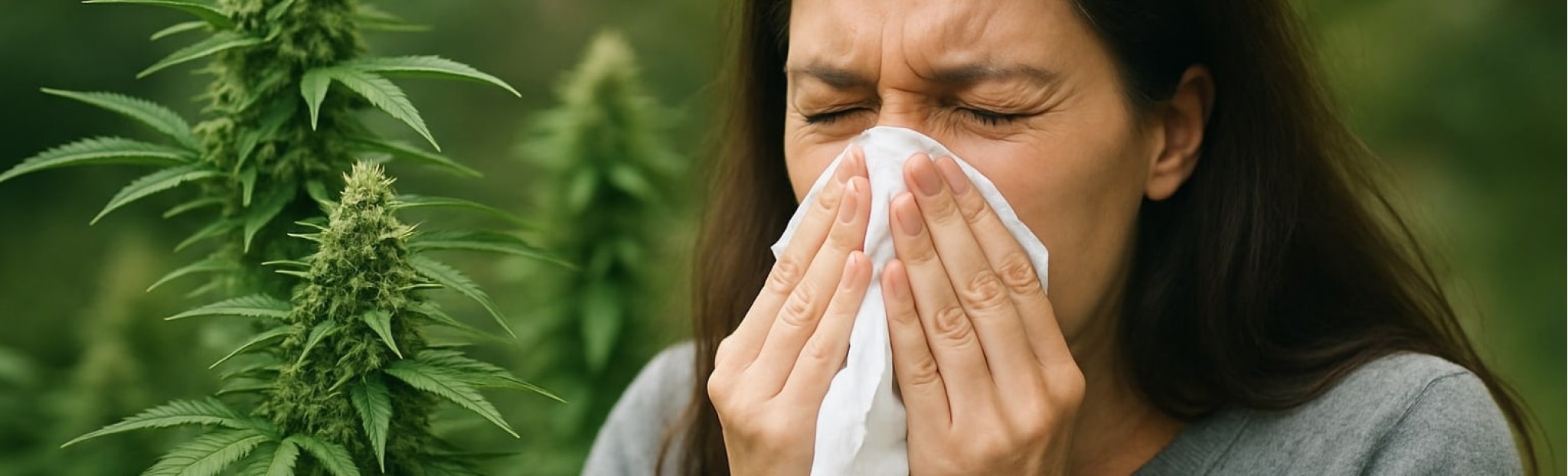 Allergy to cannabis